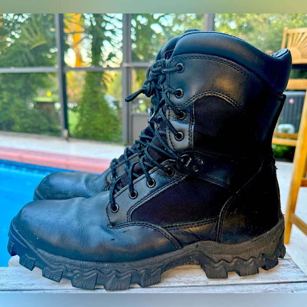 Rocky Alpha Force Zipper Waterproof Public Service Boots Mens Size 12M